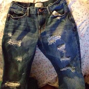 Copy 28/30 Aeropostale distressed slim bootcut Jean